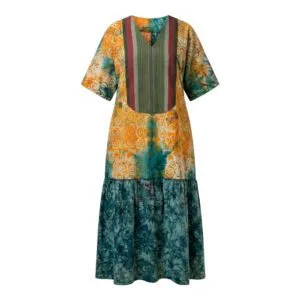 Multi-Colour Tie-Dye Boubou