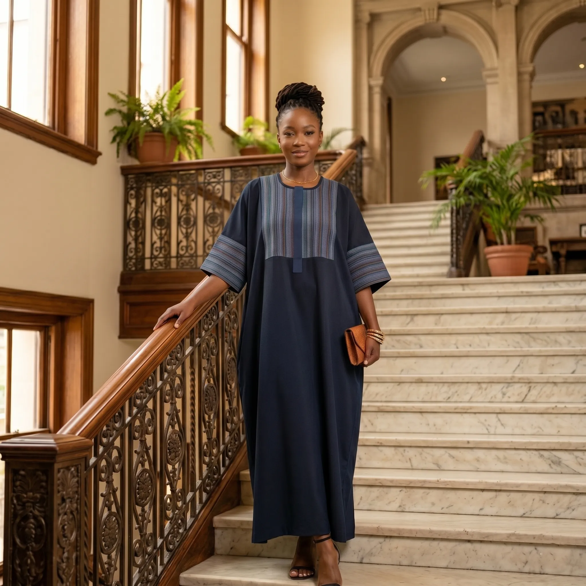 Modern Minimalist Kaftan - Image 4