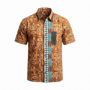 Modern Men’s African Print Shirt