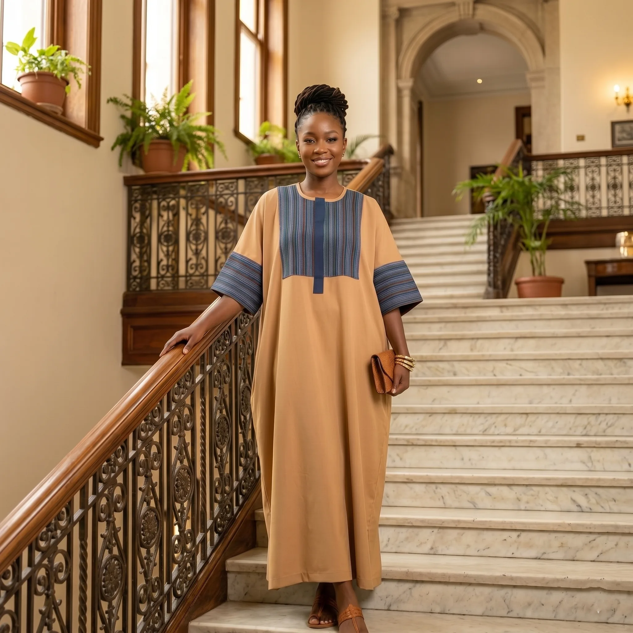 Modern Minimalist Kaftan - Image 2