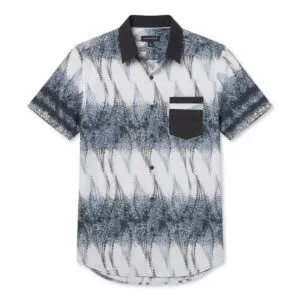 Modern Men’s Geometric Print Shirt