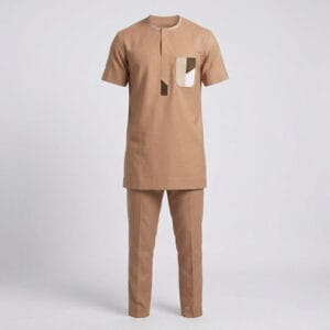 Beige Kaftan – 2 Piece Set