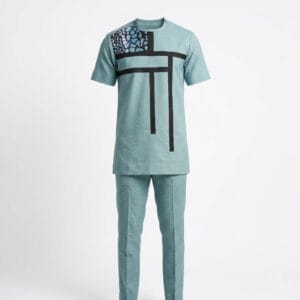 Mint Green Kaftan – 2 Piece Set