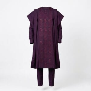 Regal Purple Agbada
